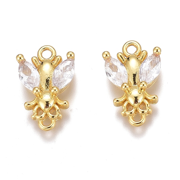 PandaHall Brass Micro Pave Clear Cubic Zirconia Charms, Long-Lasting Plated, Real 18K Gold Plated, 11.5x7.5x3mm, Hole: 1mm Brass+Cubic...
PandaHall Brass Micro Pave Clear Cubic Zirconia Charms, Long-Lasting Plated, Real 18K Gold Plated, 11.5x7.5x3mm, Hole: 1mm Brass+Cubic...