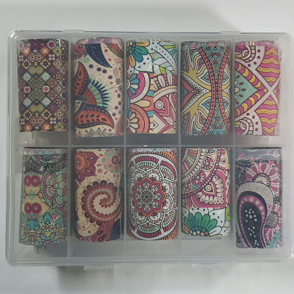 PandaHall Nail Art Transfer Stickers, Nail Decals, DIY Nail Tips Decoration for Women, Flower Pattern, 100x4cm, 10sheets/box Plastic Flower..., Multicolor
PandaHall Nail Art Transfer Stickers, Nail Decals, DIY Nail Tips Decoration for Women, Flower Pattern, 100x4cm, 10sheets/box Plastic Flower..., Multicolor