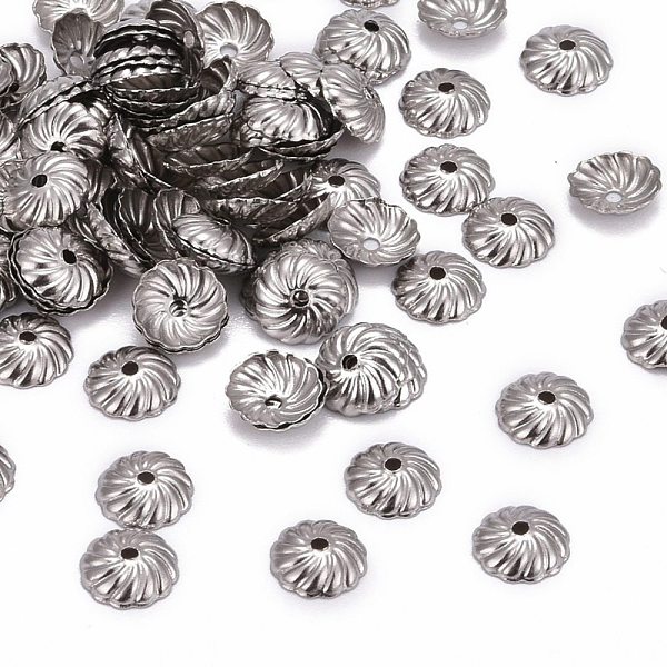 PandaHall Flower 304 Stainless Steel Bead Caps, Stainless Steel Color, 8x2mm, Hole: 1mm 304 Stainless Steel
PandaHall Flower 304 Stainless Steel Bead Caps, Stainless Steel Color, 8x2mm, Hole: 1mm 304 Stainless Steel