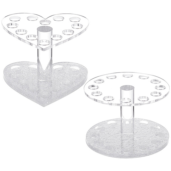 PandaHall AHANDMAKER 2 Pcs Acrylic Nail Brush Display Holder, Nail Art Painting Gel Brush Rack for Nail Tech, 12 Hole Makeup Brush Organizer..., Silver
PandaHall AHANDMAKER 2 Pcs Acrylic Nail Brush Display Holder, Nail Art Painting Gel Brush Rack for Nail Tech, 12 Hole Makeup Brush Organizer..., Silver