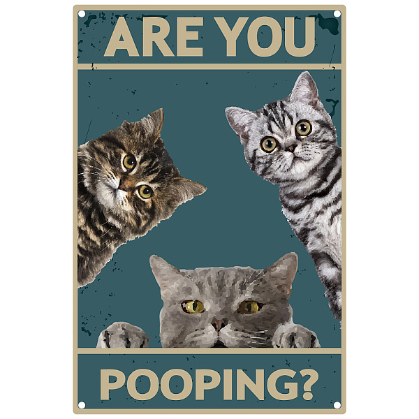 PandaHall Vintage Metal Iron Tin Sign Poster, Wall Decor for Bars, Restaurants, Cafes Pubs, Vertical Rectangle, Cat Pattern, 300x200x0.5mm...
PandaHall Vintage Metal Iron Tin Sign Poster, Wall Decor for Bars, Restaurants, Cafes Pubs, Vertical Rectangle, Cat Pattern, 300x200x0.5mm...
