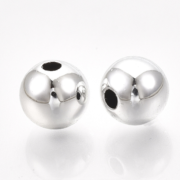 PandaHall UV Plating ABS Plastic Beads, Round, Platinum, 19.5~20x19mm, Hole: 3mm ABS Plastic Round
PandaHall UV Plating ABS Plastic Beads, Round, Platinum, 19.5~20x19mm, Hole: 3mm ABS Plastic Round