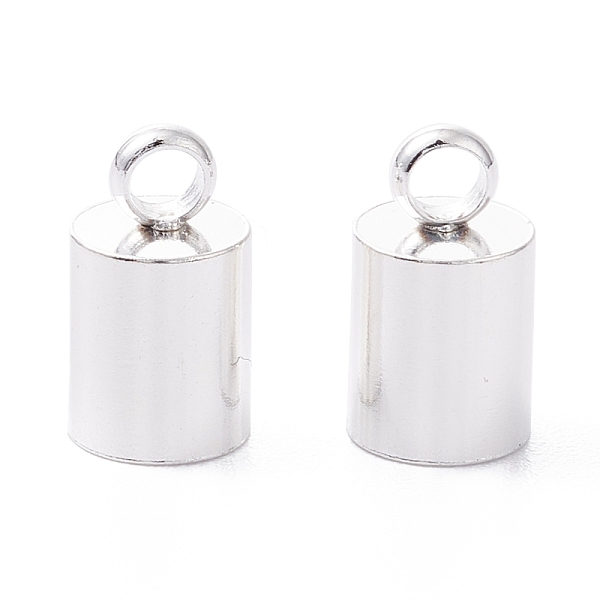 PandaHall 201 Stainless Steel Cord Ends, End Caps, Column, Silver, 9x5mm, Hole: 2mm, Inner Diameter: 4mm 201 Stainless Steel
PandaHall 201 Stainless Steel Cord Ends, End Caps, Column, Silver, 9x5mm, Hole: 2mm, Inner Diameter: 4mm 201 Stainless Steel
