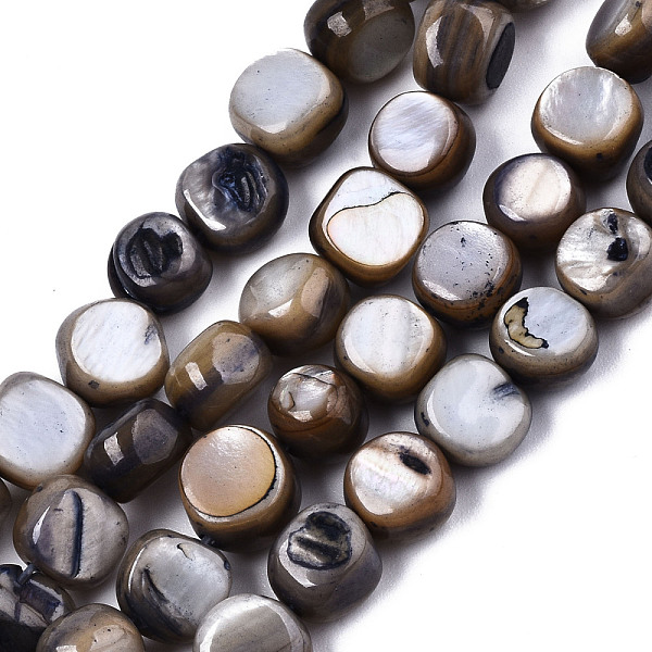 PandaHall Natural Freshwater Shell Beads Strands, Dyed, Nuggets, Slate Blue, 7~9x7~8x2.5~6mm, Hole: 0.8mm, about 48~50pcs/strand...
PandaHall Natural Freshwater Shell Beads Strands, Dyed, Nuggets, Slate Blue, 7~9x7~8x2.5~6mm, Hole: 0.8mm, about 48~50pcs/strand...