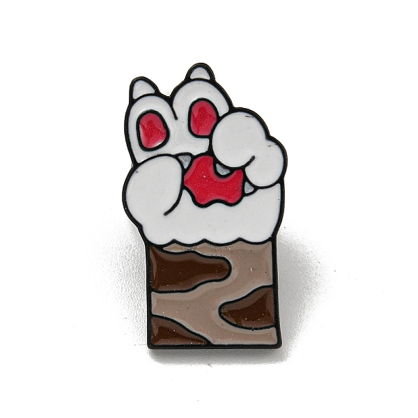 PandaHall Black Alloy Brooches, Enamel Pins, for Backpack Cloth, Cat's Paw Print, Coconut Brown, 26x15x2mm Alloy+Enamel Paw Print
PandaHall Black Alloy Brooches, Enamel Pins, for Backpack Cloth, Cat's Paw Print, Coconut Brown, 26x15x2mm Alloy+Enamel Paw Print