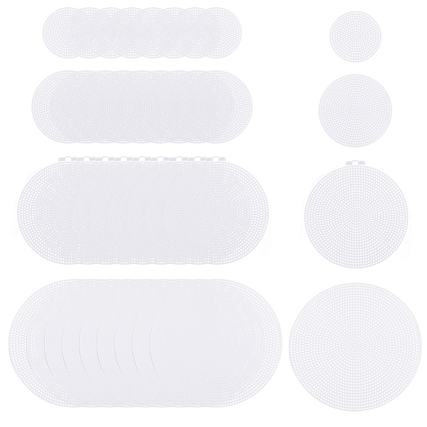 PandaHall DICOSMETIC 40Pcs 4 Style Plastic Mesh Canvas Sheets, Bag Bottom Shaper Pads, Purse Making Template, for Yarn Crochet, Embroidery..., White
PandaHall DICOSMETIC 40Pcs 4 Style Plastic Mesh Canvas Sheets, Bag Bottom Shaper Pads, Purse Making Template, for Yarn Crochet, Embroidery..., White