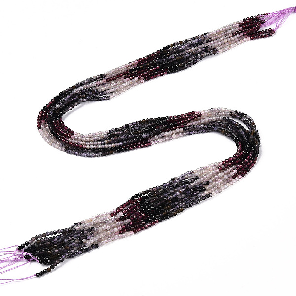 PandaHall Natural Mixed Gemstone Beads Strands, Round Beads, Faceted, 2~2.5x2~2.5mm, Hole: 0.5mm, about 190~196pcs/strand, 15.35''~15.75''...
PandaHall Natural Mixed Gemstone Beads Strands, Round Beads, Faceted, 2~2.5x2~2.5mm, Hole: 0.5mm, about 190~196pcs/strand, 15.35''~15.75''...