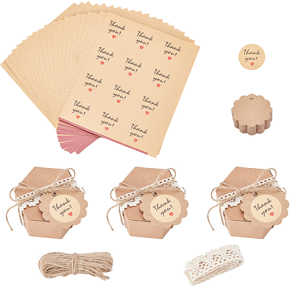 PandaHall SUPERFINDINGS 200Pcs Flower Display Paper Price Tags, with 20 Sheets Kraft Paper Self Adhesive Sticker, 1 Bundle Cotton Lace..., Multicolor
PandaHall SUPERFINDINGS 200Pcs Flower Display Paper Price Tags, with 20 Sheets Kraft Paper Self Adhesive Sticker, 1 Bundle Cotton Lace..., Multicolor