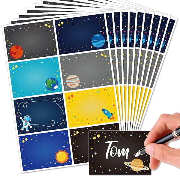 PandaHall OLYCRAFT 80Pcs Self Adhesive Name Tags Sticker 3.3x2.4 Inch Waterproof Blank Label Stickers with Planet Pattern Writable Adhesive...
PandaHall OLYCRAFT 80Pcs Self Adhesive Name Tags Sticker 3.3x2.4 Inch Waterproof Blank Label Stickers with Planet Pattern Writable Adhesive...