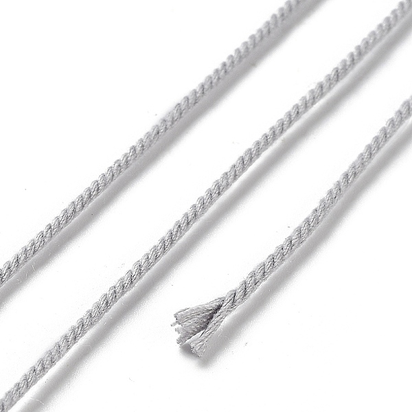 PandaHall Polyester Twisted Cord, Round, for DIY Jewelry Making, Gainsboro, 1.2mm, about 38.28 Yards(35m)/Roll Polyester Gray
PandaHall Polyester Twisted Cord, Round, for DIY Jewelry Making, Gainsboro, 1.2mm, about 38.28 Yards(35m)/Roll Polyester Gray