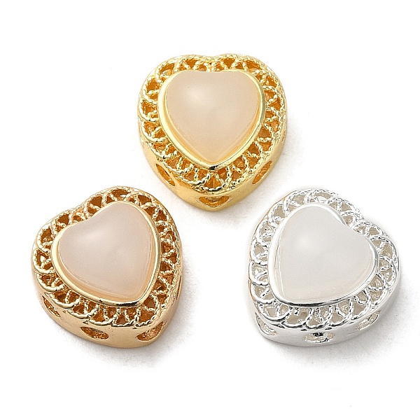 PandaHall Brass Beads, with Resin, Long-Lasting Plated, Heart, Mixed Color, 10.5x10x7mm, Hole: 1.6mm Brass+Resin Heart
PandaHall Brass Beads, with Resin, Long-Lasting Plated, Heart, Mixed Color, 10.5x10x7mm, Hole: 1.6mm Brass+Resin Heart