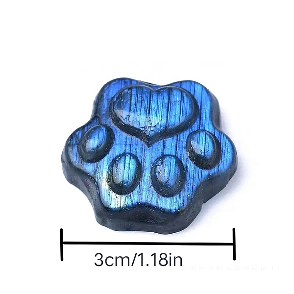 PandaHall Natural Labradorite Carved Healing Figurines, Reiki Energy Stone Display Decorations, Paw Print, 30mm Labradorite Paw Print
PandaHall Natural Labradorite Carved Healing Figurines, Reiki Energy Stone Display Decorations, Paw Print, 30mm Labradorite Paw Print