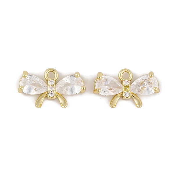 PandaHall Brass Micro Pave Clear Cubic Zirconia Charms, Long-Lasting Plated, Bowknot, Real 14K Gold Plated, 8x13.5x3mm, Hole: 1mm...
PandaHall Brass Micro Pave Clear Cubic Zirconia Charms, Long-Lasting Plated, Bowknot, Real 14K Gold Plated, 8x13.5x3mm, Hole: 1mm...