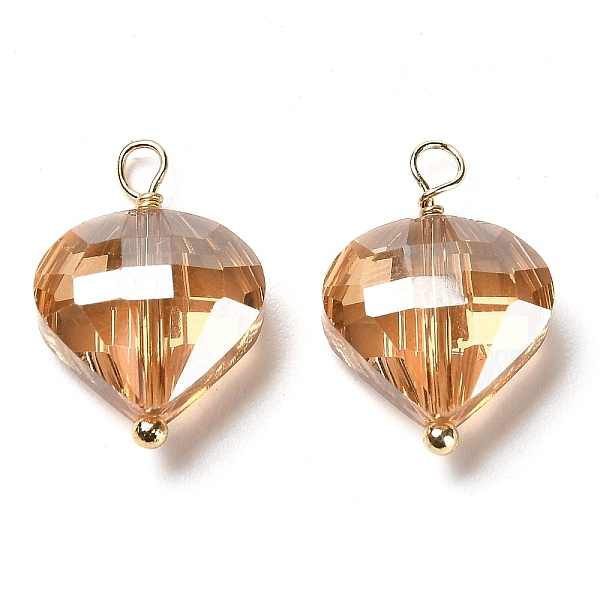 PandaHall Glass Pendants, with Rack Plating Real 18K Gold Plated Brass Loops, Teardrop Charms, Camel, 18x12x6.5mm, Hole: 2mm Brass+Glass..., Brown
PandaHall Glass Pendants, with Rack Plating Real 18K Gold Plated Brass Loops, Teardrop Charms, Camel, 18x12x6.5mm, Hole: 2mm Brass+Glass..., Brown