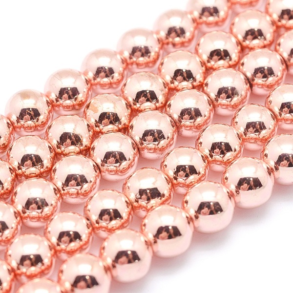 PandaHall Electroplate Non-magnetic Synthetic Hematite Beads Strands, Grade AAA, Long-Lasting Plated, Round, Rose Gold Plated, 10mm, Hole...
PandaHall Electroplate Non-magnetic Synthetic Hematite Beads Strands, Grade AAA, Long-Lasting Plated, Round, Rose Gold Plated, 10mm, Hole...