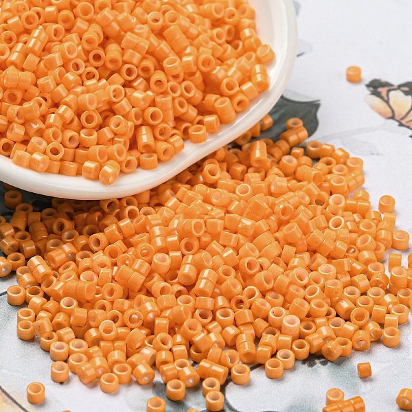 PandaHall Baking Paint Glass Seed Beads, Cylinder, Dark Orange, 2.5x2mm, Hole: 1.4mm, about 45359pcs/pound Glass
PandaHall Baking Paint Glass Seed Beads, Cylinder, Dark Orange, 2.5x2mm, Hole: 1.4mm, about 45359pcs/pound Glass