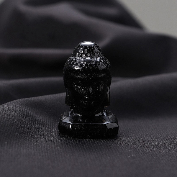 PandaHall Natural Obsidian Healing Buddha Head Figurines, Reiki Energy Stone Display Decorations, 40x25mm Obsidian Others
PandaHall Natural Obsidian Healing Buddha Head Figurines, Reiki Energy Stone Display Decorations, 40x25mm Obsidian Others