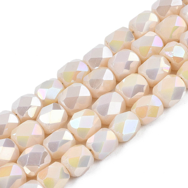 PandaHall Electroplate Glass Beads Strands, AB Color Plated, Faceted, Column, PeachPuff, 5.5x5mm, Hole: 1.2mm, about 99pcs/strand, 21.85..., Brown
PandaHall Electroplate Glass Beads Strands, AB Color Plated, Faceted, Column, PeachPuff, 5.5x5mm, Hole: 1.2mm, about 99pcs/strand, 21.85..., Brown