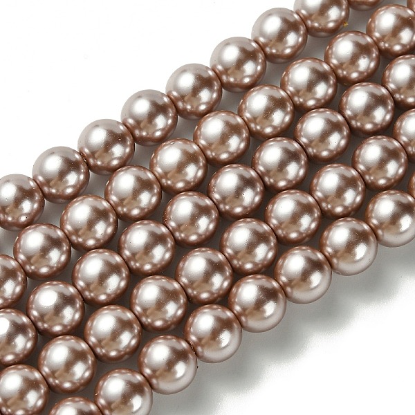 PandaHall Eco-Friendly Dyed Glass Pearl Round Beads Strands, Grade A, Cotton Cord Threaded, Rosy Brown, 8mm, Hole: 1.2~1.5mm, about...
PandaHall Eco-Friendly Dyed Glass Pearl Round Beads Strands, Grade A, Cotton Cord Threaded, Rosy Brown, 8mm, Hole: 1.2~1.5mm, about...