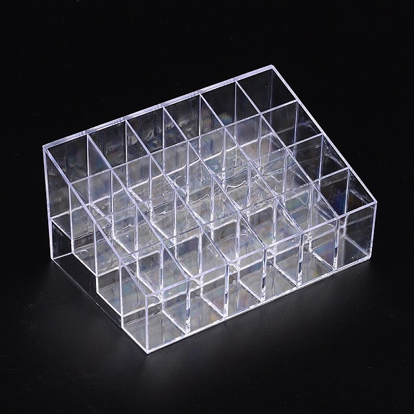 PandaHall Makeup Cosmetic Storage Holder Clear Plastic Lisptick Stand Display Trays, 9.5cm wide, 14.5cm long, 7.2cm high Plastic
PandaHall Makeup Cosmetic Storage Holder Clear Plastic Lisptick Stand Display Trays, 9.5cm wide, 14.5cm long, 7.2cm high Plastic