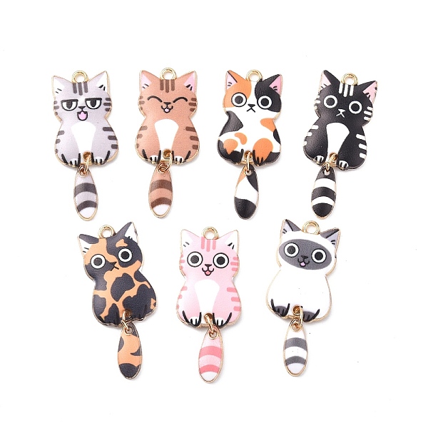PandaHall Light Gold Rack Plating Alloy Enamel Pendants, Cadmium Free & Nickel Free & Lead Free, Cat Charm, Mixed Color, 38x15.7x3mm, Hole..., Multicolor
PandaHall Light Gold Rack Plating Alloy Enamel Pendants, Cadmium Free & Nickel Free & Lead Free, Cat Charm, Mixed Color, 38x15.7x3mm, Hole..., Multicolor