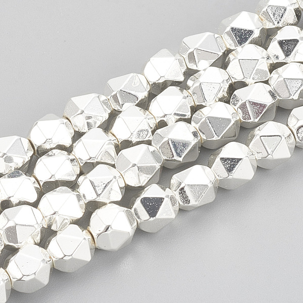 PandaHall Electroplate Non-magnetic Synthetic Hematite Beads Strands, Star Cut Round Beads, Faceted, Silver Plated, 5x5.5mm, Hole: 1mm...
PandaHall Electroplate Non-magnetic Synthetic Hematite Beads Strands, Star Cut Round Beads, Faceted, Silver Plated, 5x5.5mm, Hole: 1mm...