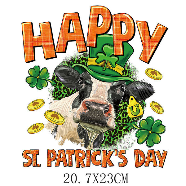 PandaHall Saint Patrick's Day Theme PET Sublimation Stickers, Heat Transfer Film, Iron on Vinyls, for Clothes Decoration, Word, 230x207mm...
PandaHall Saint Patrick's Day Theme PET Sublimation Stickers, Heat Transfer Film, Iron on Vinyls, for Clothes Decoration, Word, 230x207mm...