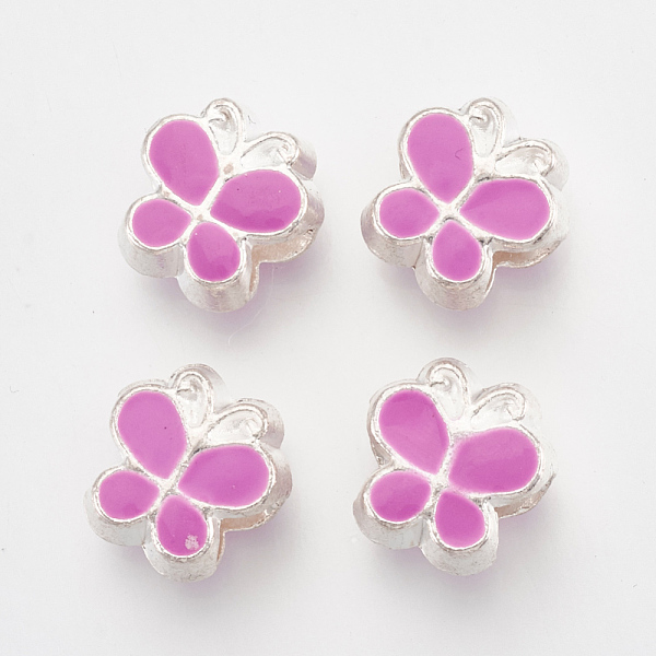 PandaHall Alloy Enamel Butterfly Large Hole European Beads, Silver Color Plated, Hot Pink, 10x10x7mm, Hole: 4.5mm Alloy+Enamel Butterfly...
PandaHall Alloy Enamel Butterfly Large Hole European Beads, Silver Color Plated, Hot Pink, 10x10x7mm, Hole: 4.5mm Alloy+Enamel Butterfly...