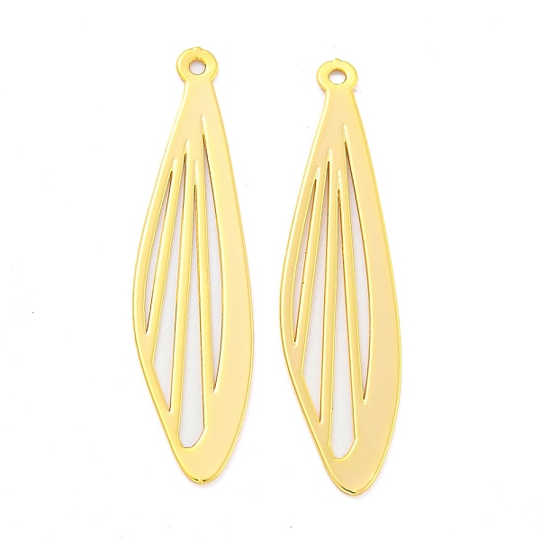 PandaHall Brass Pendants, Leaf, Real 18K Gold Plated, 26x6.5x0.3mm, Hole: 0.8mm Brass Leaf
PandaHall Brass Pendants, Leaf, Real 18K Gold Plated, 26x6.5x0.3mm, Hole: 0.8mm Brass Leaf