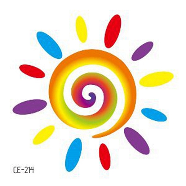 PandaHall Pride Rainbow Flag Removable Temporary Tattoos Paper Stickers, Sun, 6x6cm Paper Sun
PandaHall Pride Rainbow Flag Removable Temporary Tattoos Paper Stickers, Sun, 6x6cm Paper Sun