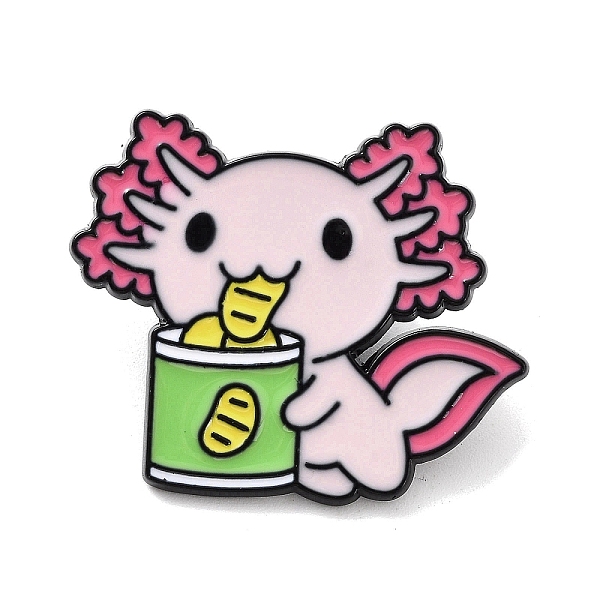 PandaHall Axolotl with Fried Chips Alloy Enamel Brooches, Hexagonal Dinosaur Enamel Pins, for Backpack Clothes, Lawn Green, 24.5x29x1.4mm...
PandaHall Axolotl with Fried Chips Alloy Enamel Brooches, Hexagonal Dinosaur Enamel Pins, for Backpack Clothes, Lawn Green, 24.5x29x1.4mm...