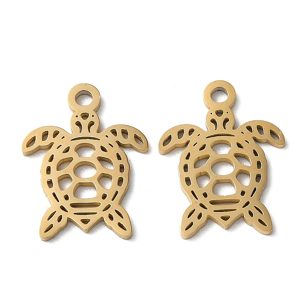 PandaHall Ion Plating(IP) 304 Stainless Steel Pendants, Laser Cut, Tortoise Charms, Golden, 16x12x1mm, Hole: 1.6mm 304 Stainless Steel...
PandaHall Ion Plating(IP) 304 Stainless Steel Pendants, Laser Cut, Tortoise Charms, Golden, 16x12x1mm, Hole: 1.6mm 304 Stainless Steel...
