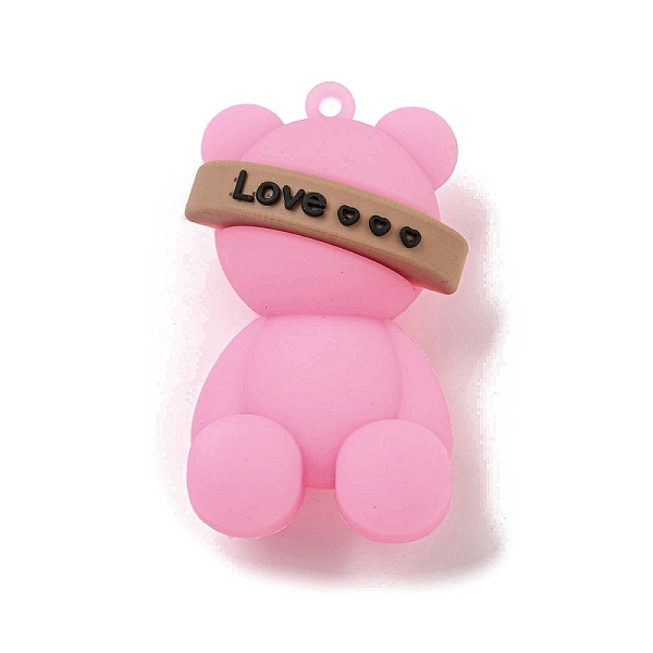 PandaHall PVC 3D Plastic Pendants, for Key Chain Bag Hanging Ornaments, Bear, Deep Pink, 53.5x32x23mm, Hole: 2mm PVC Bear
PandaHall PVC 3D Plastic Pendants, for Key Chain Bag Hanging Ornaments, Bear, Deep Pink, 53.5x32x23mm, Hole: 2mm PVC Bear