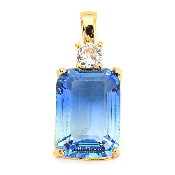 PandaHall Brass Pave Cubic Zirconia Pendants, Real 14K Gold Plated, Rectangle, Dodger Blue, 23.5x10.5x7mm, Hole: 3.5x2.5mm Brass+Cubic...
PandaHall Brass Pave Cubic Zirconia Pendants, Real 14K Gold Plated, Rectangle, Dodger Blue, 23.5x10.5x7mm, Hole: 3.5x2.5mm Brass+Cubic...