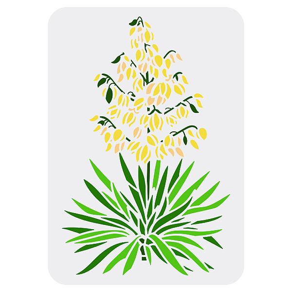 PandaHall FINGERINSPIRE Yucca Painting Stencil 11.7x8.3 inch Flowers Stencil Plastic Yucca Leaves Pattern Template Reusable DIY Art and...
PandaHall FINGERINSPIRE Yucca Painting Stencil 11.7x8.3 inch Flowers Stencil Plastic Yucca Leaves Pattern Template Reusable DIY Art and...