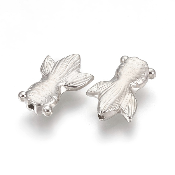 PandaHall CCB Plastic Beads, Goldfish, Platinum, 24x16x5mm, Hole: 2mm Plastic Fish
PandaHall CCB Plastic Beads, Goldfish, Platinum, 24x16x5mm, Hole: 2mm Plastic Fish