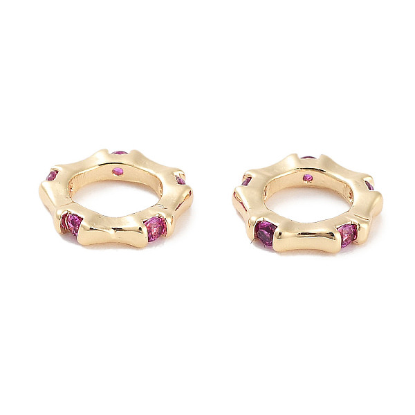 PandaHall Brass Pave Cubic Zirconia Linking Rings, Ring, Real 18K Gold Plated, Deep Pink, 8x8x1.5mm, Inner Diameter: 4.5mm Brass+Cubic...
PandaHall Brass Pave Cubic Zirconia Linking Rings, Ring, Real 18K Gold Plated, Deep Pink, 8x8x1.5mm, Inner Diameter: 4.5mm Brass+Cubic...