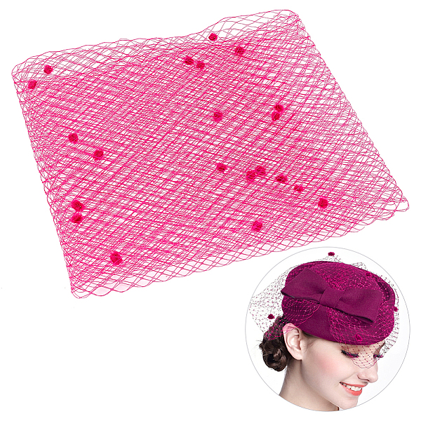 PandaHall Polyester Birdcage Bridal Veil Netting with Chenille Dot, Mesh Tulle Fabric for DIY Veils Blushers Fascinators, Misty Rose, 17-3/4..., Red
PandaHall Polyester Birdcage Bridal Veil Netting with Chenille Dot, Mesh Tulle Fabric for DIY Veils Blushers Fascinators, Misty Rose, 17-3/4..., Red