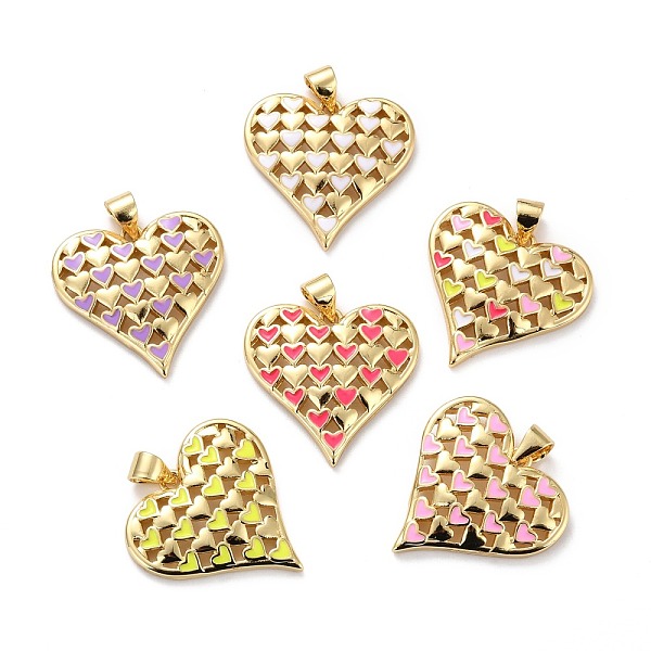 PandaHall Eco-friendly Brass Enamel Pendants, Long-Lasting Plated, Real 18K Gold Plated, Cadmium Free & Lead Free, Heart, Mixed Color..., Multicolor
PandaHall Eco-friendly Brass Enamel Pendants, Long-Lasting Plated, Real 18K Gold Plated, Cadmium Free & Lead Free, Heart, Mixed Color..., Multicolor