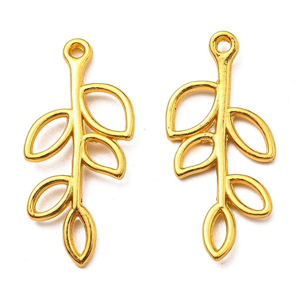 PandaHall Tibetan Style Alloy Pendants, Cadmium Free & Nickel Free & Lead Free, Leaf, Golden, 33x16x2.5mm, Hole: 2mm, about 611pcs/1000g...
PandaHall Tibetan Style Alloy Pendants, Cadmium Free & Nickel Free & Lead Free, Leaf, Golden, 33x16x2.5mm, Hole: 2mm, about 611pcs/1000g...