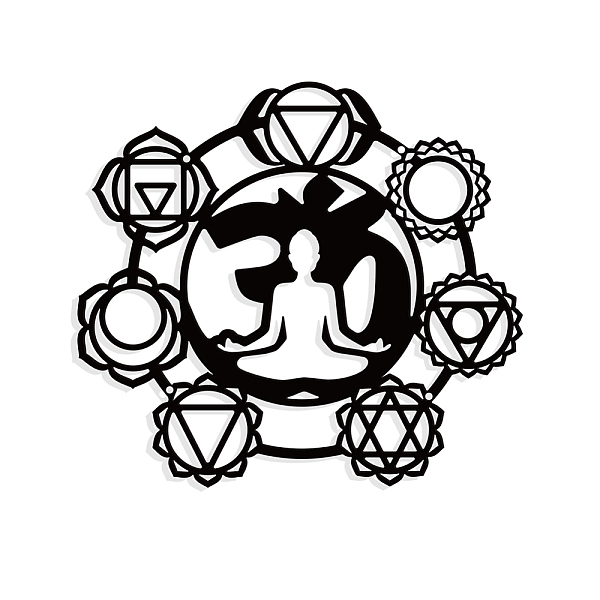 PandaHall Iron Wall Art Decorations, for Front Porch, Living Room, Kitchen, Matte Style, Yoga, 276x300x1mm Iron Others
PandaHall Iron Wall Art Decorations, for Front Porch, Living Room, Kitchen, Matte Style, Yoga, 276x300x1mm Iron Others