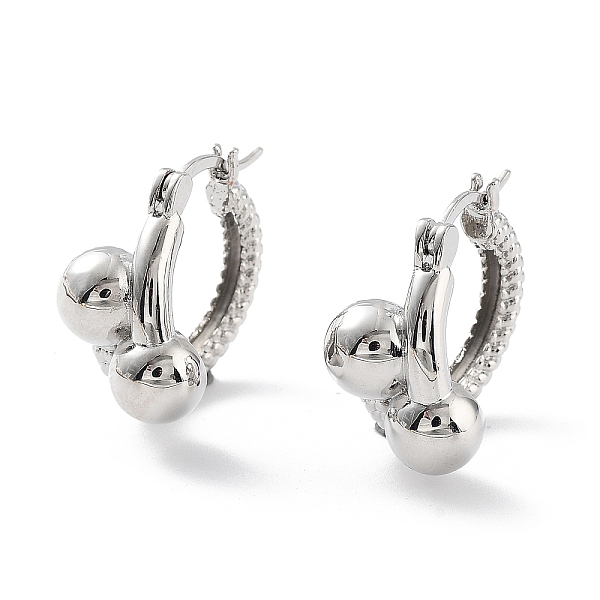 PandaHall Round Rack Plating Brass Hoop Earrings for Women, Long-Lasting Plated, Lead Free & Cadmium Free, Platinum, 20.5x21x12.5mm Brass...
PandaHall Round Rack Plating Brass Hoop Earrings for Women, Long-Lasting Plated, Lead Free & Cadmium Free, Platinum, 20.5x21x12.5mm Brass...