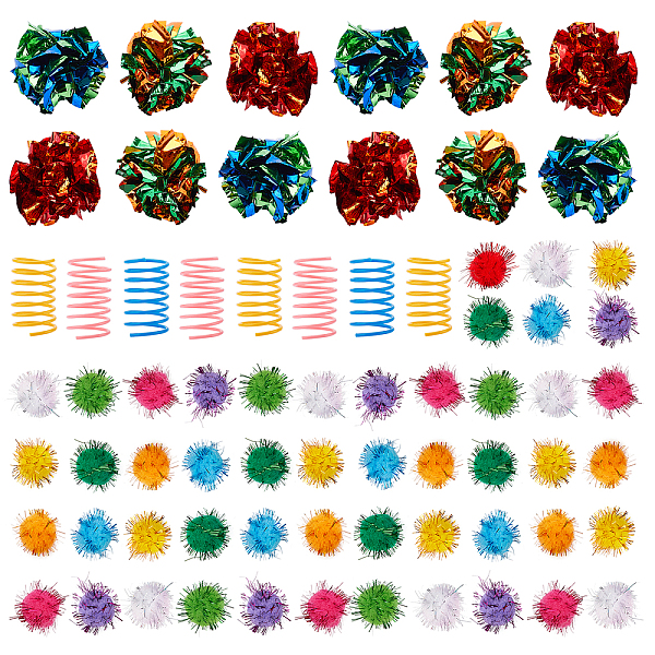 PandaHall CHGCRAFT 70Pcs 3 Styles Crinkle Balls Playthings Set Include 8Pcs Cat Spring Plaything 12Pcs Aluminizing Crinkle Balls and 50Pcs..., Multicolor
PandaHall CHGCRAFT 70Pcs 3 Styles Crinkle Balls Playthings Set Include 8Pcs Cat Spring Plaything 12Pcs Aluminizing Crinkle Balls and 50Pcs..., Multicolor