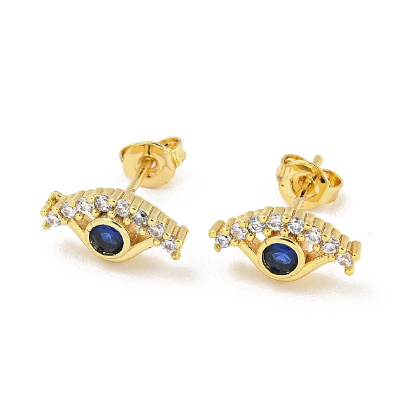 PandaHall Eye Real 18K Gold Plated Brass Stud Earrings, with Cubic Zirconia, Blue, 6.5x12.5mm Cubic Zirconia Eye Blue
PandaHall Eye Real 18K Gold Plated Brass Stud Earrings, with Cubic Zirconia, Blue, 6.5x12.5mm Cubic Zirconia Eye Blue