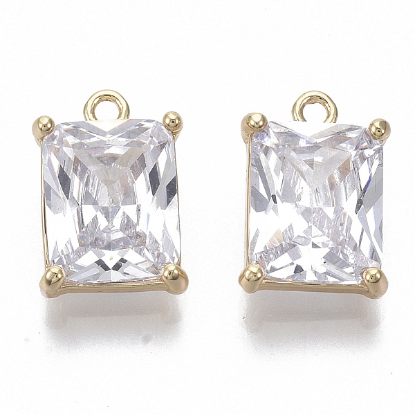 PandaHall Brass Cubic Zirconia Charms, Nickel Free, Rectangle, Clear, Real 18K Gold Plated, 13x9x4mm, Hole: 1.2mm Brass+Cubic Zirconia...
PandaHall Brass Cubic Zirconia Charms, Nickel Free, Rectangle, Clear, Real 18K Gold Plated, 13x9x4mm, Hole: 1.2mm Brass+Cubic Zirconia...