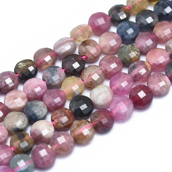 PandaHall Natural Tourmaline Beads Strands, Faceted, Flat Round, 4x2.5mm, Hole: 0.8mm, about 93pcs/strand, 15.15 inch(38.5cm) Tourmaline...
PandaHall Natural Tourmaline Beads Strands, Faceted, Flat Round, 4x2.5mm, Hole: 0.8mm, about 93pcs/strand, 15.15 inch(38.5cm) Tourmaline...