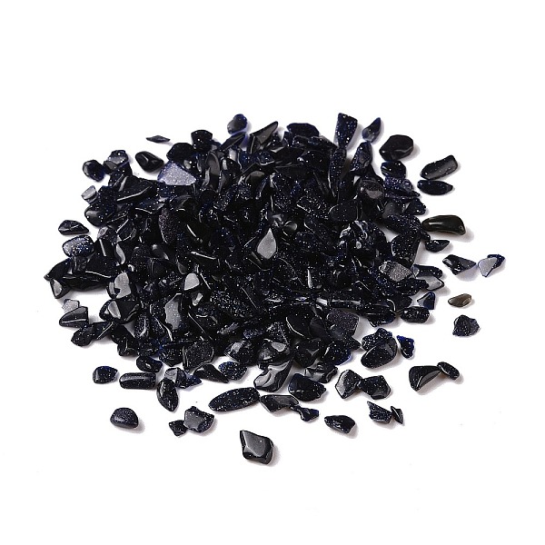 PandaHall Synthetic Blue Goldstone Chip Beads, No Hole/Undrilled, 3~10x1~10x1~4mm Blue Goldstone Chip
PandaHall Synthetic Blue Goldstone Chip Beads, No Hole/Undrilled, 3~10x1~10x1~4mm Blue Goldstone Chip