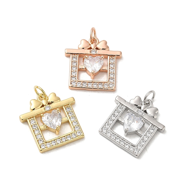 PandaHall Brass Cubic Zirconia Pendants, Cadmium Free & Lead Free, Present Box, Mixed Color, 18x17.5x4.5mm Brass+Cubic Zirconia Box Clear
PandaHall Brass Cubic Zirconia Pendants, Cadmium Free & Lead Free, Present Box, Mixed Color, 18x17.5x4.5mm Brass+Cubic Zirconia Box Clear