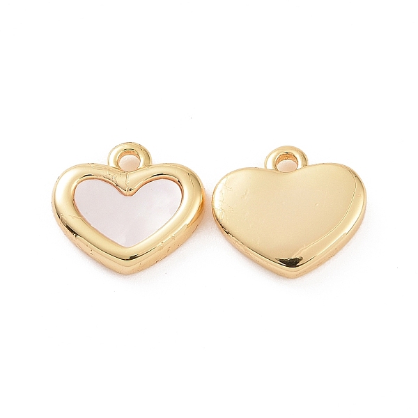 PandaHall Shell Heart Charms, with Brass Findings, Real 18K Gold Plated, 9x10x2mm, Hole: 1.2mm Shell Heart White
PandaHall Shell Heart Charms, with Brass Findings, Real 18K Gold Plated, 9x10x2mm, Hole: 1.2mm Shell Heart White