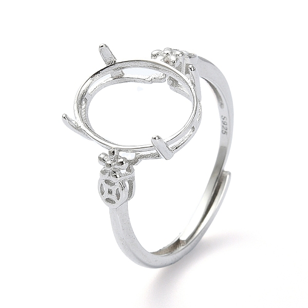 PandaHall Adjustable 925 Sterling Silver Ring Components, 4 Claw Prong Ring Settings, For Half Drilled Beads, Real Platinum Plated, 2~3mm...
PandaHall Adjustable 925 Sterling Silver Ring Components, 4 Claw Prong Ring Settings, For Half Drilled Beads, Real Platinum Plated, 2~3mm...